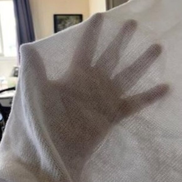 White Lightweight Sweater/Top - Picture 3 of 4